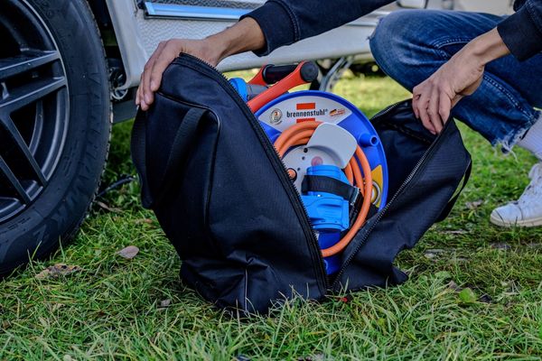 Sac pour enrouleur de câble de camping 25m