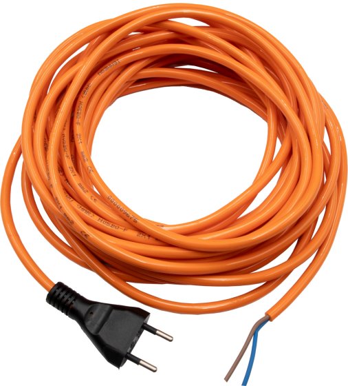 Anschlusskabel BQ lose, 5m H05BQ-F PUR 2x1,0 orange, 10cm abgemantelt *CH* - Produktbild