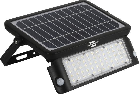 Solar LED-Wandleuchte SOL WL 1000 IP65 mit zwei PIR-Sensoren 10W 1080lm, schwarz - Produktbild