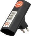 cleverLINE Abzweigstecker flach 2-fach schwarz, drehbar bis 300° *CH* - Produktansicht