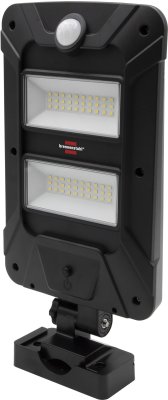 Solar LED-Wandleuchte SOL 1000 mit PIR + Dämmerungsschalter, 10W, 1000lm, IP44